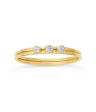 Load image into Gallery viewer, Tres CZ Stacking Ring