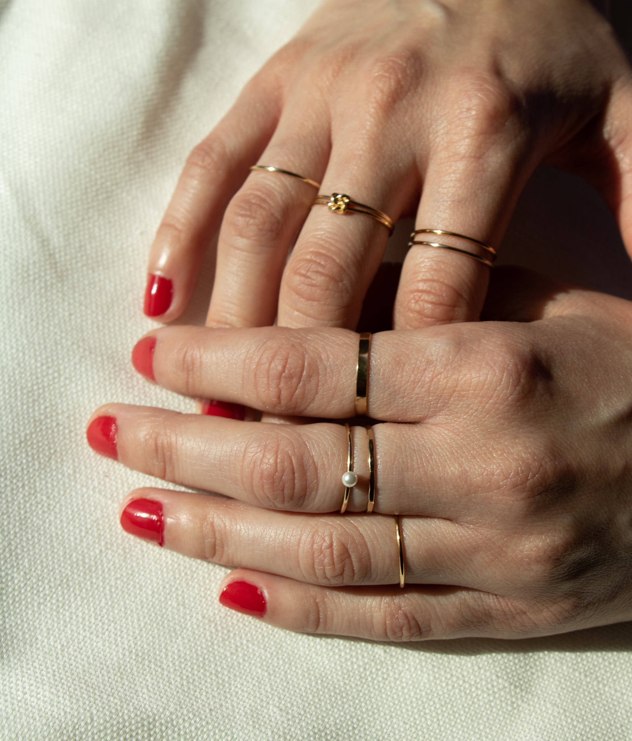 Perlita Stacking Ring