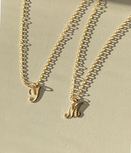 Load image into Gallery viewer, Cursive Letter Necklace