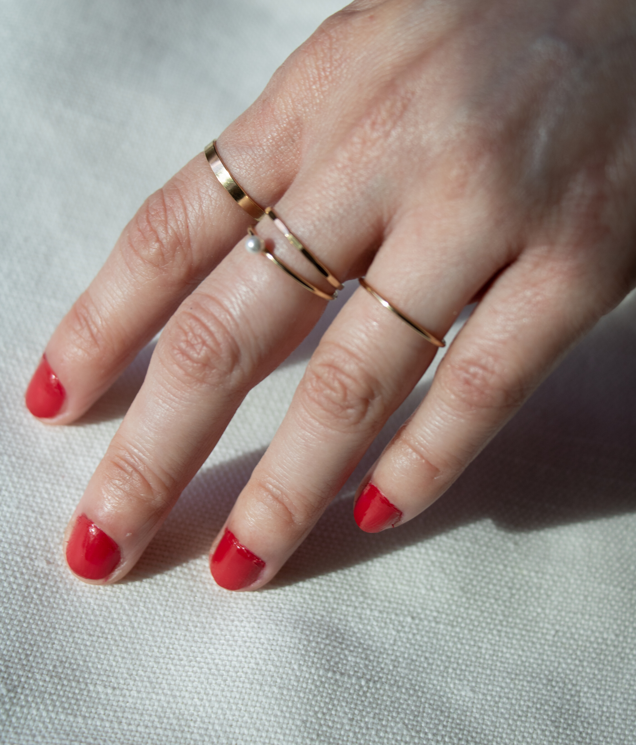 Perlita Stacking Ring