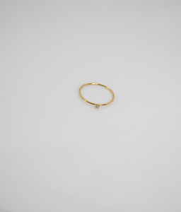 Solo CZ Stacking Ring