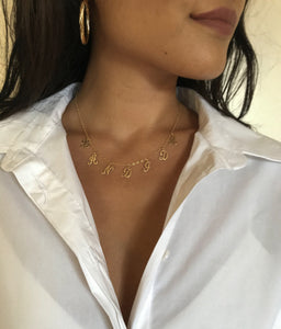 Custom Word Necklace