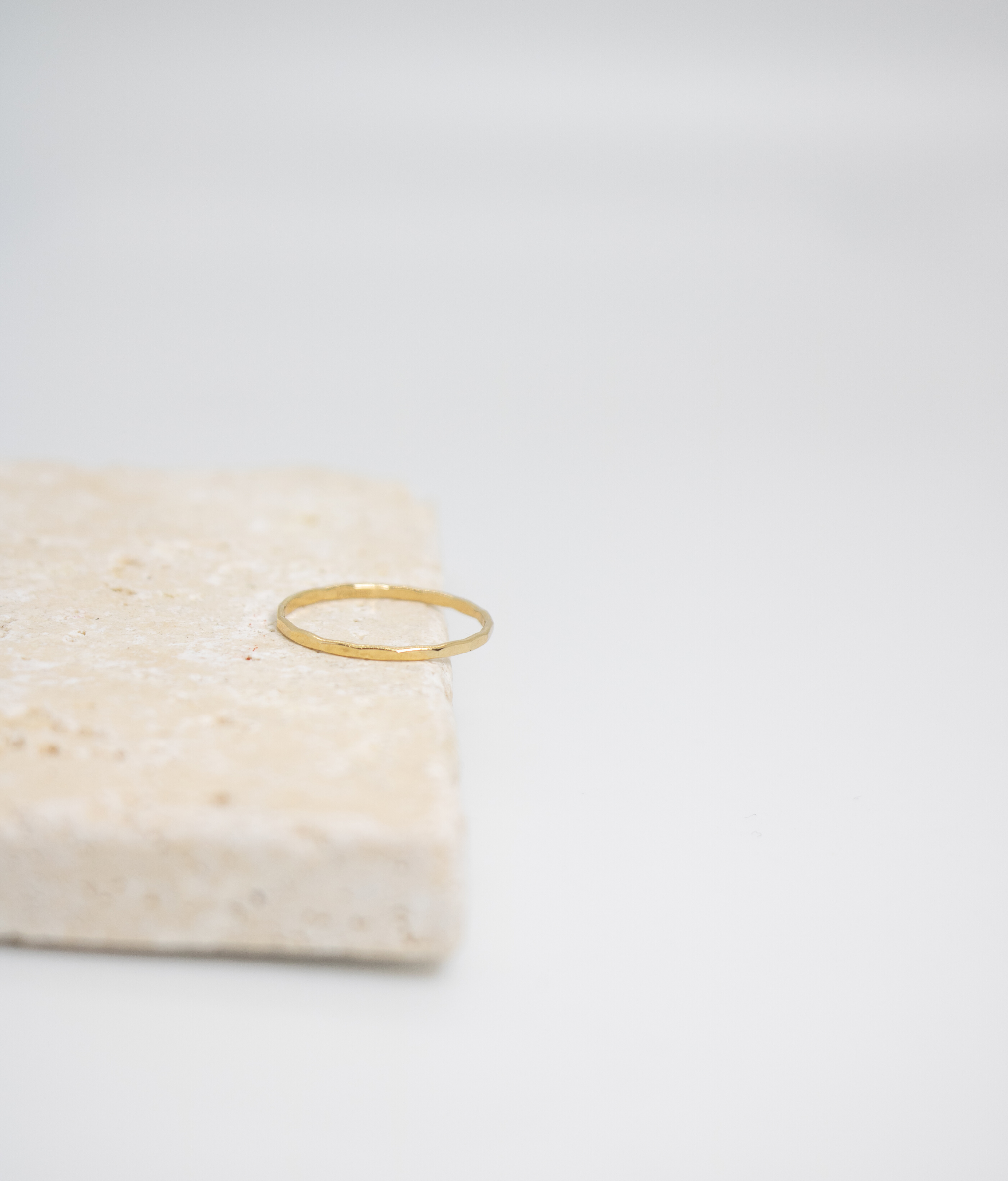 Hammered Stacking Ring