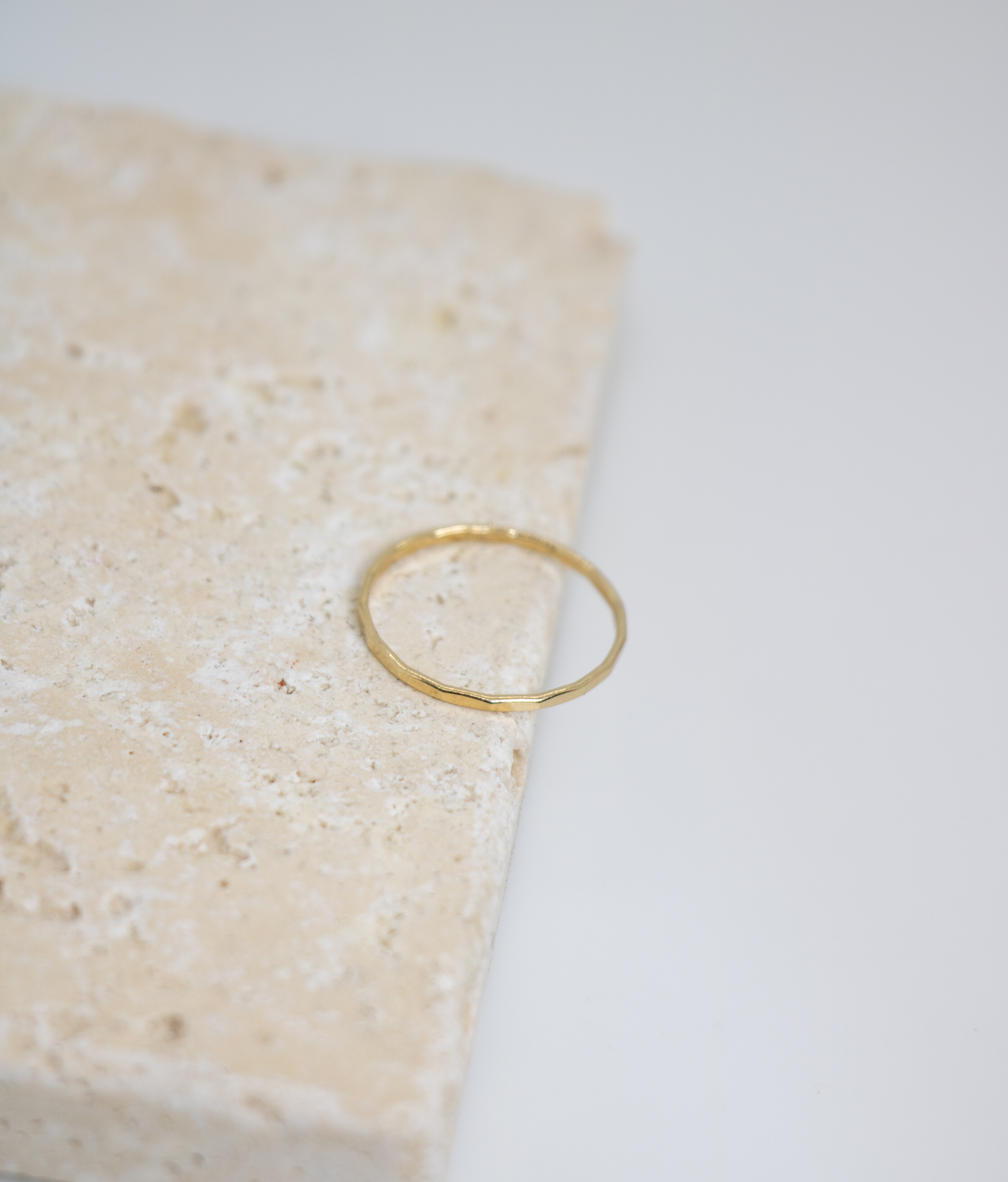 Hammered Stacking Ring