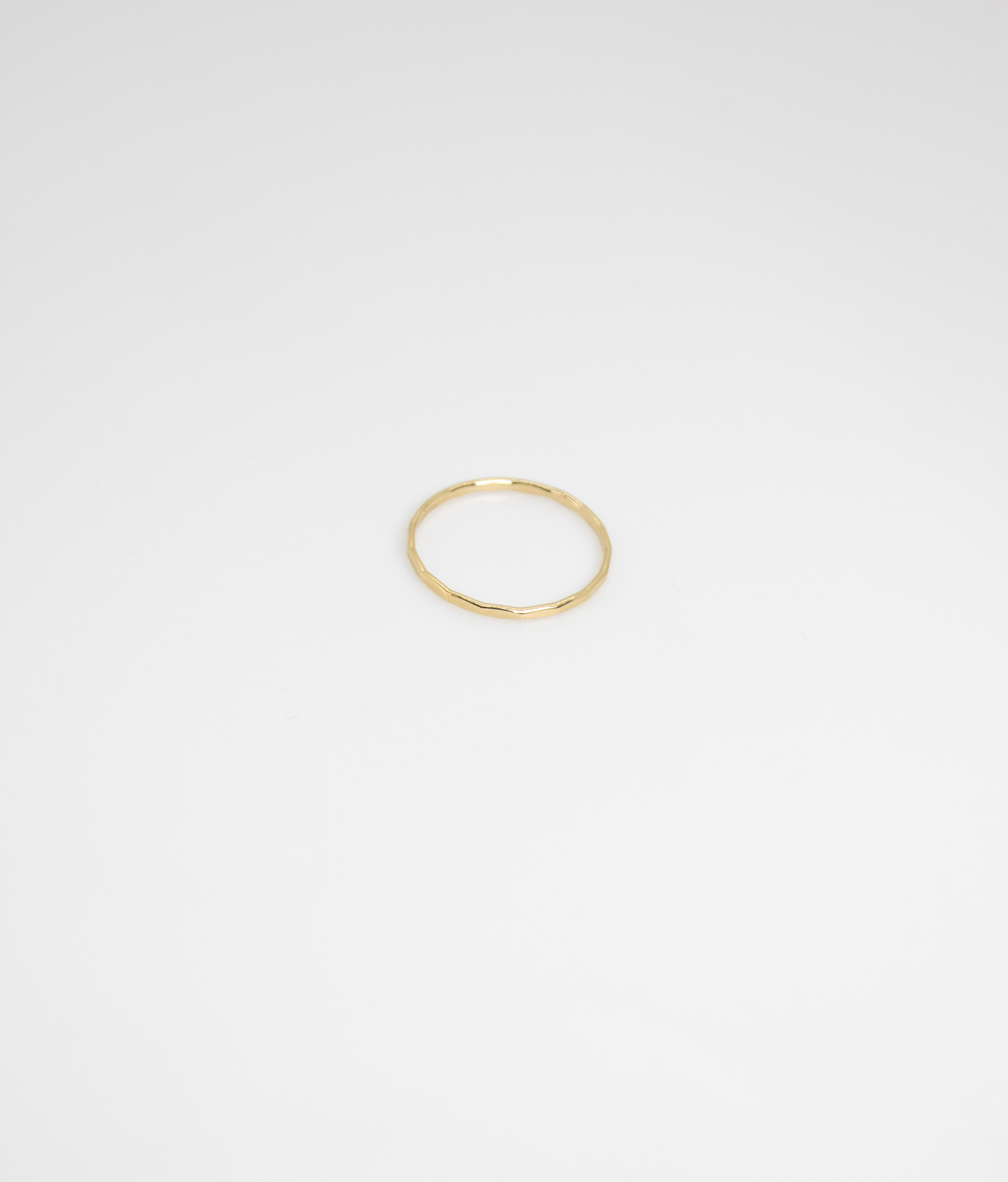 Hammered Stacking Ring