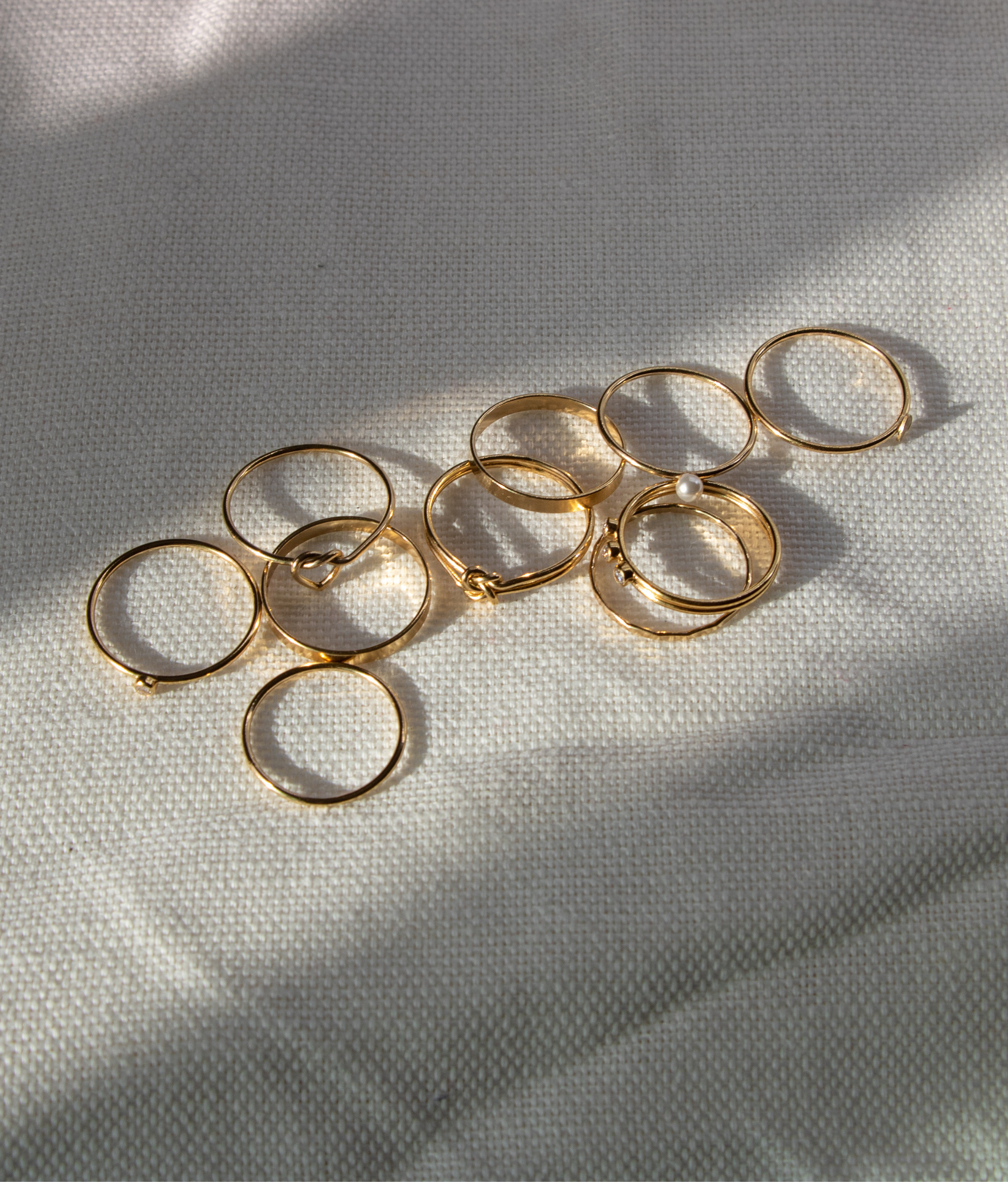 Hammered Stacking Ring