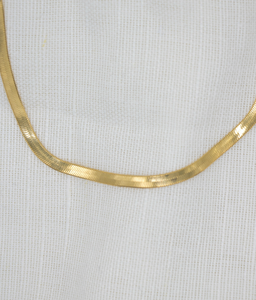 HERRINGBONE CHAIN NECKLACE | 4MM