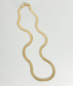 HERRINGBONE CHAIN NECKLACE | 4MM