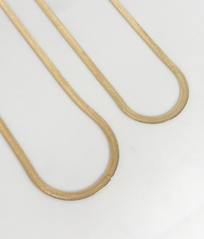 Load image into Gallery viewer, HERRINGBONE CHAIN NECKLACE | 4MM