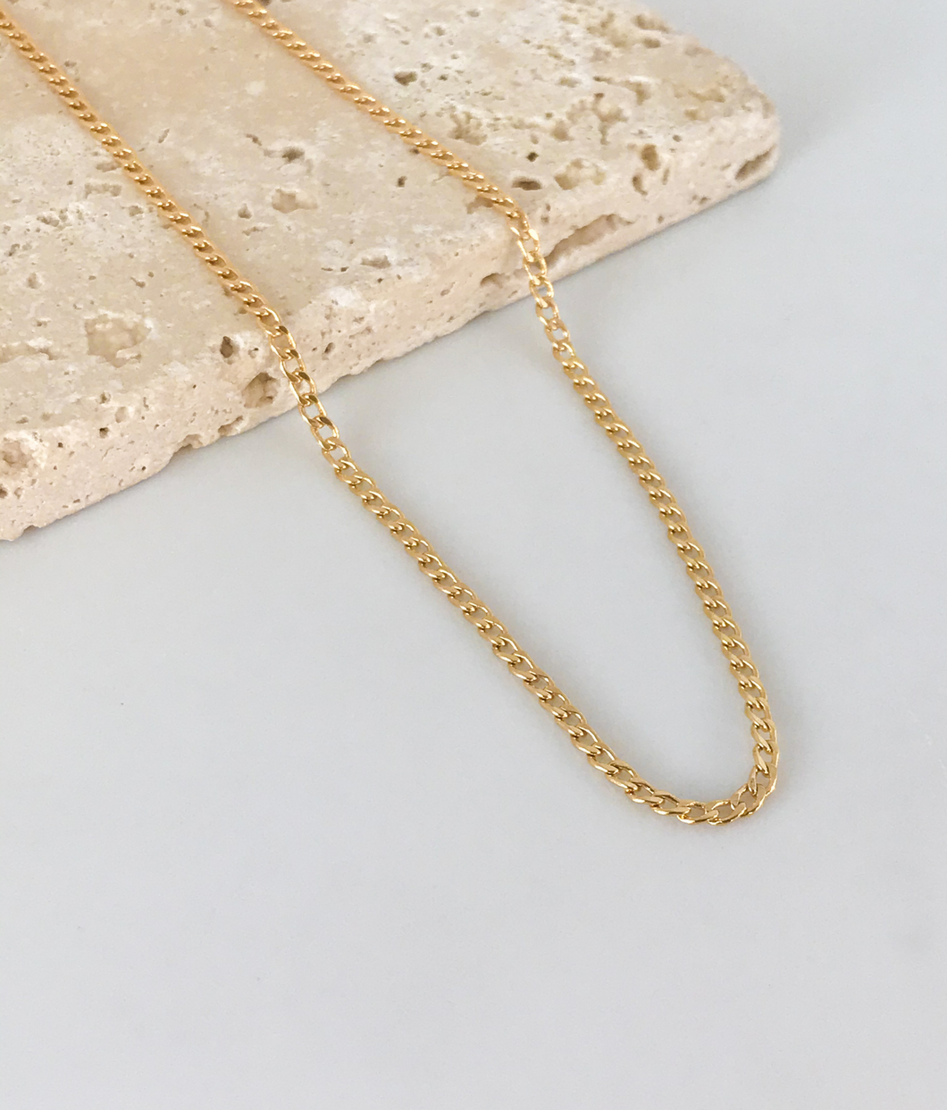 CUBAN LINK CHAIN NECKLACE | 2MM