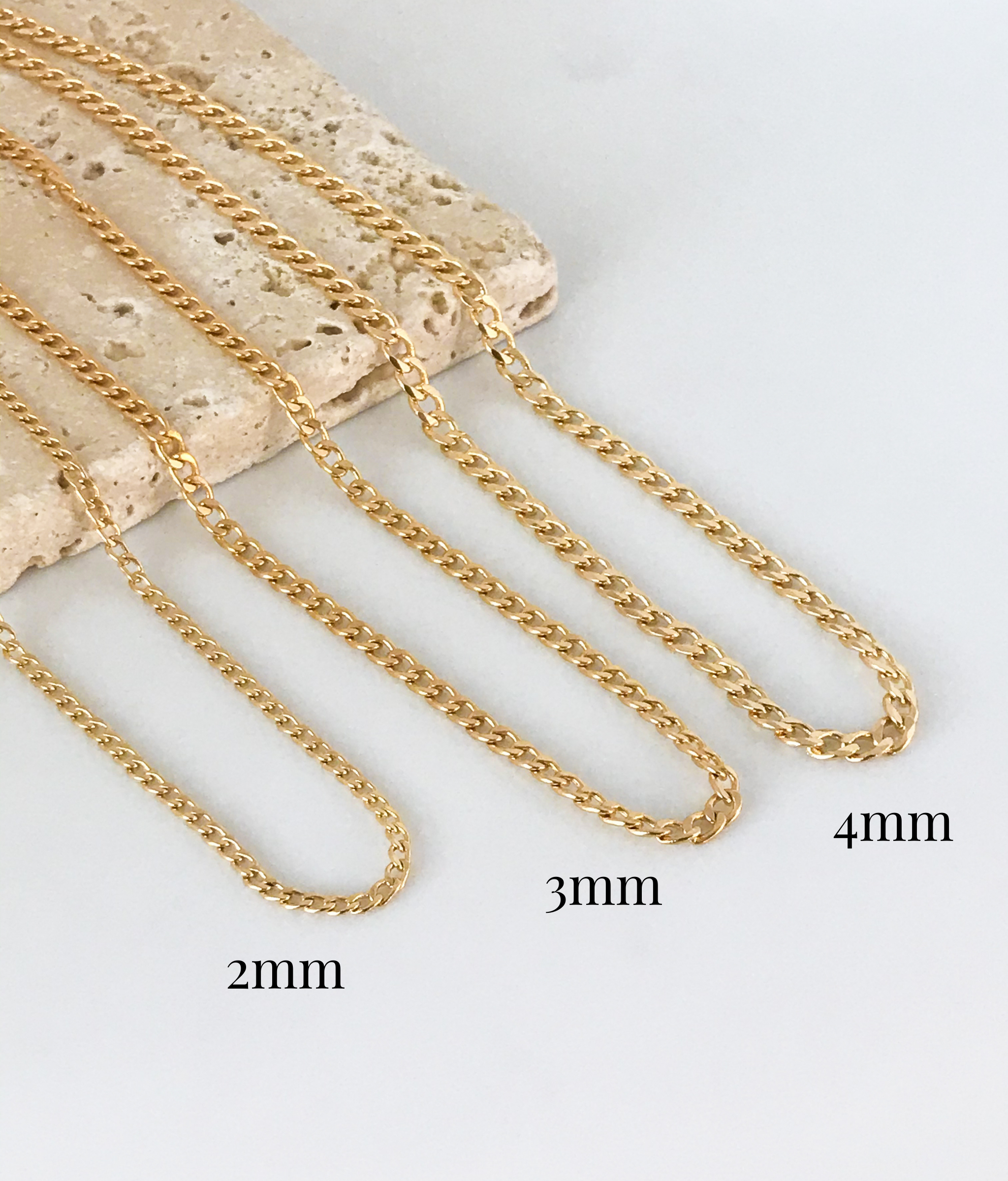 CUBAN LINK CHAIN NECKLACE | 2MM