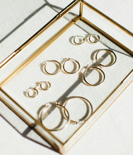 Load image into Gallery viewer, Candela Gold Filled Tube Hoops