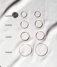 Load image into Gallery viewer, Elena Gold Filled Endless Hoop