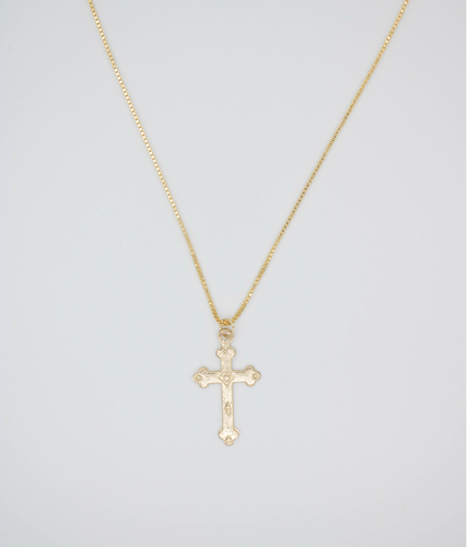 La Cruz Gold Filled Necklace
